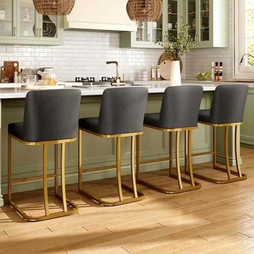 Set 4 leather bar - of,